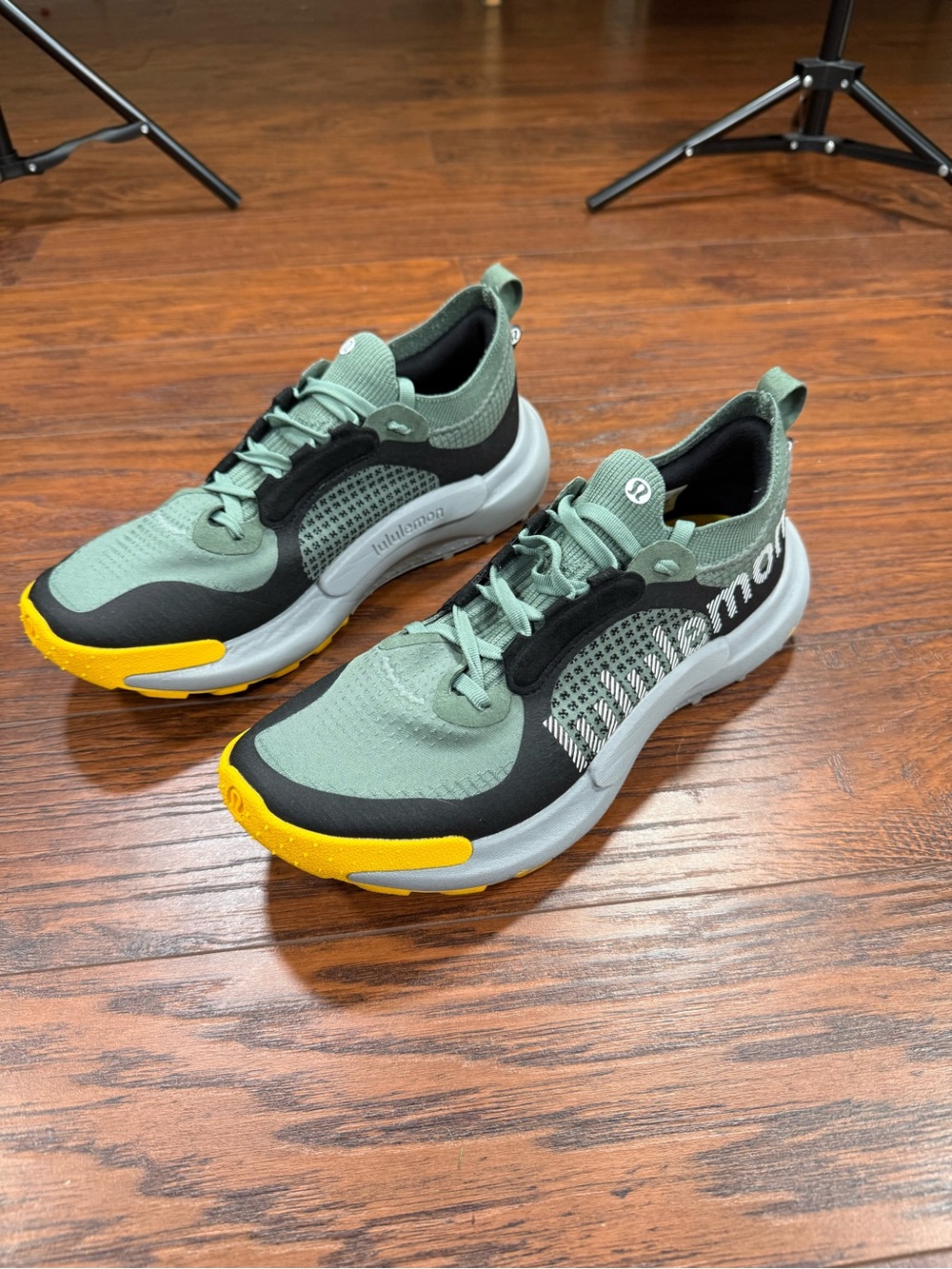 Lululemon Green & Yellow Athletic Sneakers - Picture 2 of 16